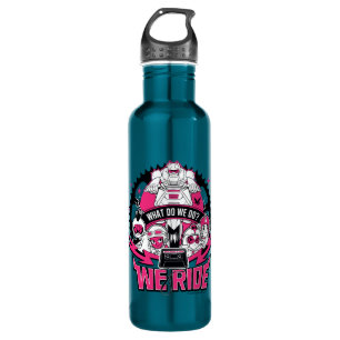 Jugendlich Titanen gehen!   "wir reiten" Retro Trinkflasche