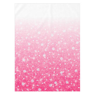 Jugendlich Tween-Mädchen-funkelnd rosa Glitzer Tischdecke