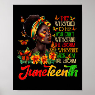 Jugendliche Afro American Black Women Black Poster