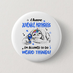 Jugendliche Arthritis Aufklärung Monat Band Gesch Button