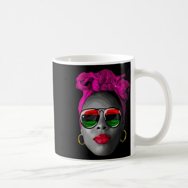Jugendliche Shirts Women Drug Afro Doll Queen Blac Kaffeetasse (Rechts)