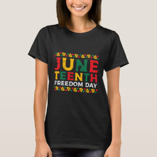 Jugendlicher Freiheitstag Afrikanische Amerikaneri T-Shirt