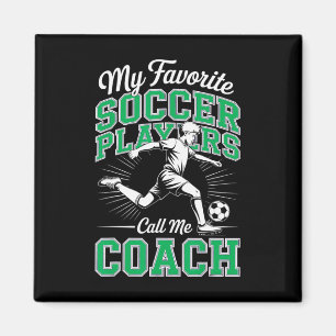 Jugendlicher Fußballtrainer Meine Lieblingsfußball Magnet