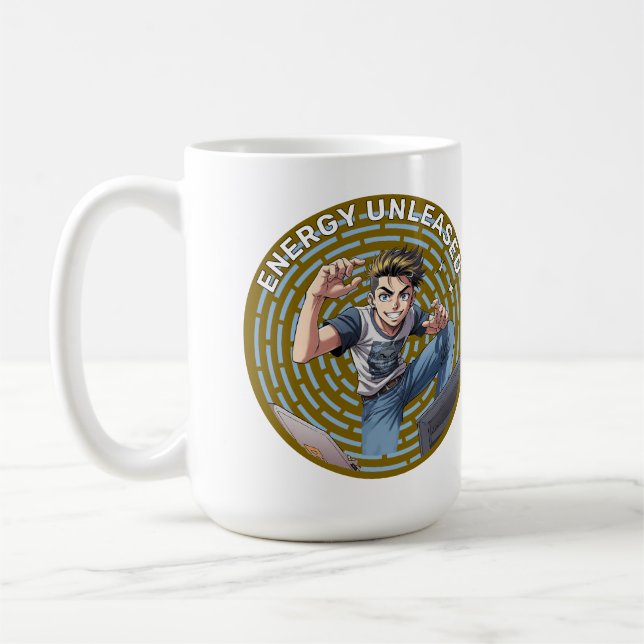 jugendlicher Junge Kaffeetasse (Links)