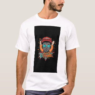 jugendliches, modernes und lebendiges T-Shirt-Desi T-Shirt