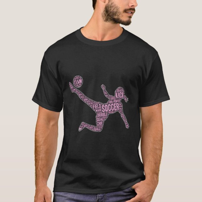 Jugendmädchen und weibliche Spieler im Bereich Fuß T-Shirt (Vorderseite)