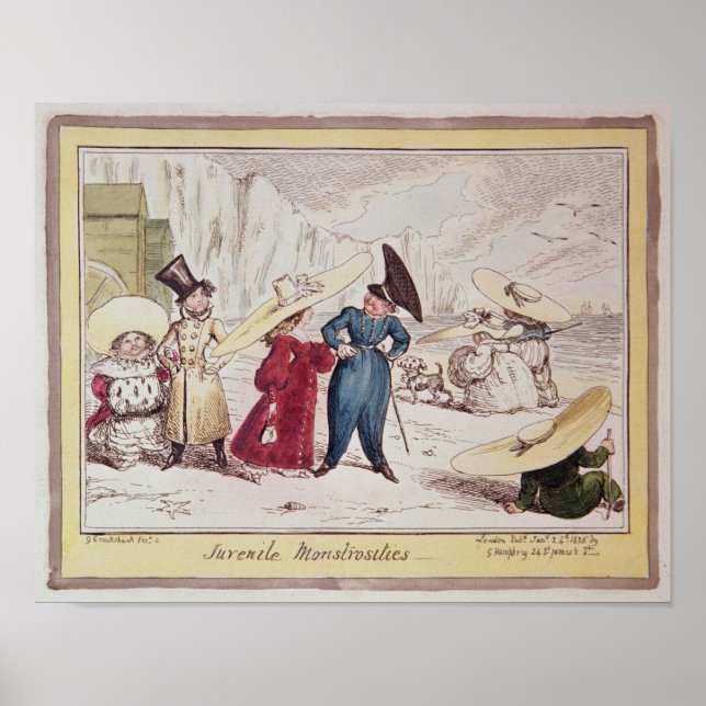 Jugendmonstrositäten, 1825 poster (Vorne)