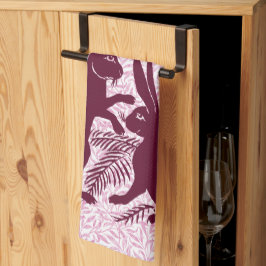 Jugendparadies Rabbits De Morgan und Morris Geschirrtuch