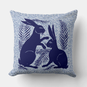 Jugendparadies Rabbits De Morgan und Morris Kissen
