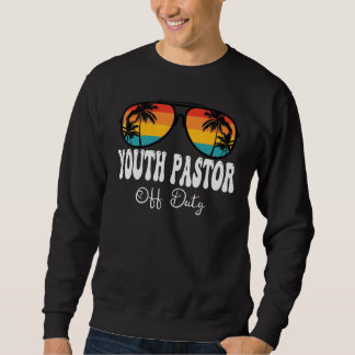 Jugendpastor Außerdienstlich Sonnenbrille Glücklic Sweatshirt
