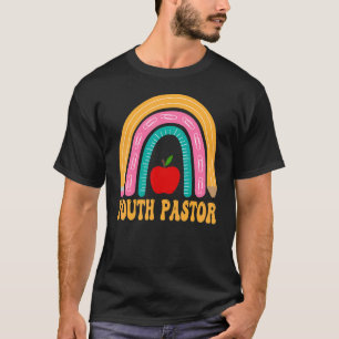 Jugendpfarrer Rainbow Pencil zurück zur Schule T-Shirt