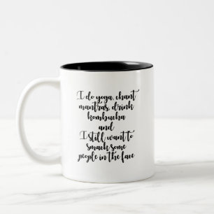 JUGENDQUOTE ZWEIFARBIGE TASSE
