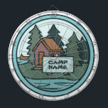 Jugendsommerlager Inselkabine mit Sonderzeichen Dartscheibe<br><div class="desc">Camp-Kabine</div>
