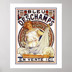 Jugendstil Alfons Mucha, Werbung für Waschmittel Poster