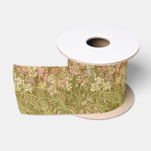 Jugendstil Alfonse Mucha Blütensträuße Nelken Blum Satinband