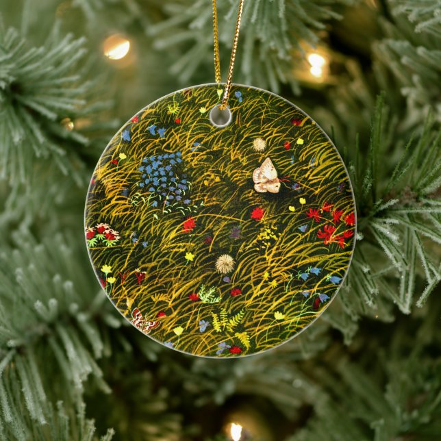 Jugendstil Alp Locarno Keramik Ornament (Baum)