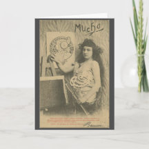 Jugendstil Alphonse mucha Art Model