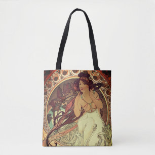 Jugendstil Alphonse Mucha Musik elegant Tasche