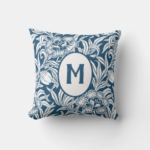 Jugendstil Antik Botanisches Blumenmuster Kissen