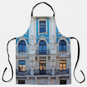 Jugendstil-Architektur in Riga, Lettland Schürze