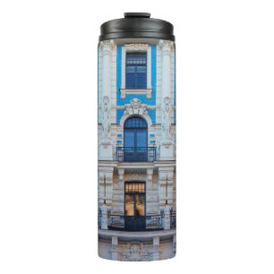 Jugendstil-Architektur in Riga, Lettland Thermosbecher