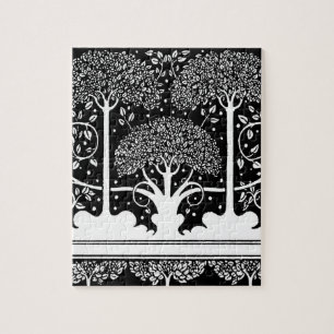 Jugendstil-Baum Bartmuster Beardsley