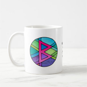 Jugendstil Berkano Rune Tasse – MUTTER ERDE!