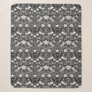Jugendstil-Bird und Blume-Tapesteuer, Schwarz & We Sherpadecke