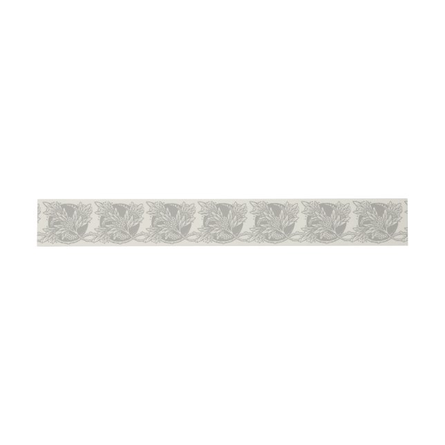 Jugendstil-Blume Blumenminimalismus Einladungsbanderole (Flach)
