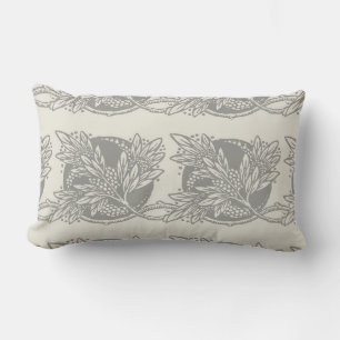 Jugendstil-Blume Blumenminimalismus Lendenkissen