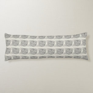 Jugendstil-Blume Blumenminimalismus Seitenschläferkissen