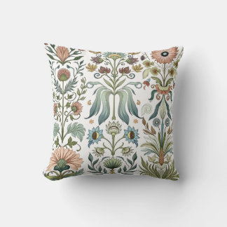 Jugendstil-Blumendesign 402 Blumen Kissen