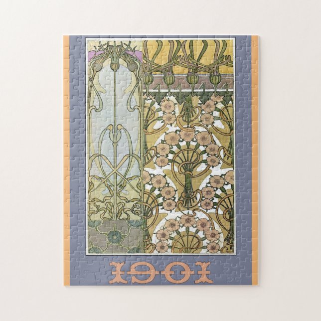 Jugendstil-Blumenmuseum Vintag viktorianisch (Vertikal)