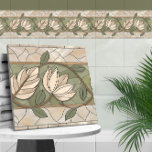 Jugendstil-Blumenschmuck Fliese<br><div class="desc">Jugendstil-Blumenschmuck</div>