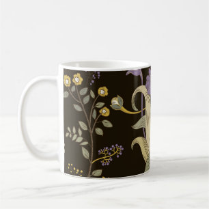 Jugendstil Blumig: Vintage-Muster Kaffeetasse