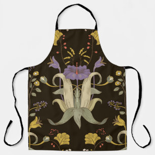 Jugendstil Blumig: Vintage-Muster Schürze