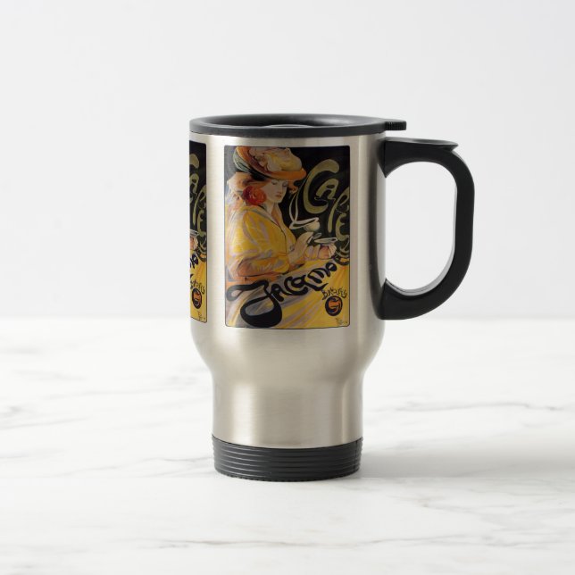 Jugendstil Café Reisebecher (Rechts)