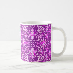 Jugendstil-Chinesische Fliese - Amethystpurpur Kaffeetasse