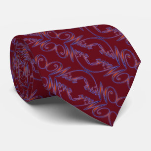 Jugendstil (Cranberry) Krawatte