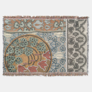 Jugendstil Cyclamen floral Eugene Grasset elegant Decke
