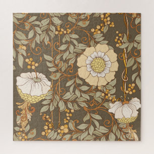 Jugendstil: Dekorative Blumen Vintage.