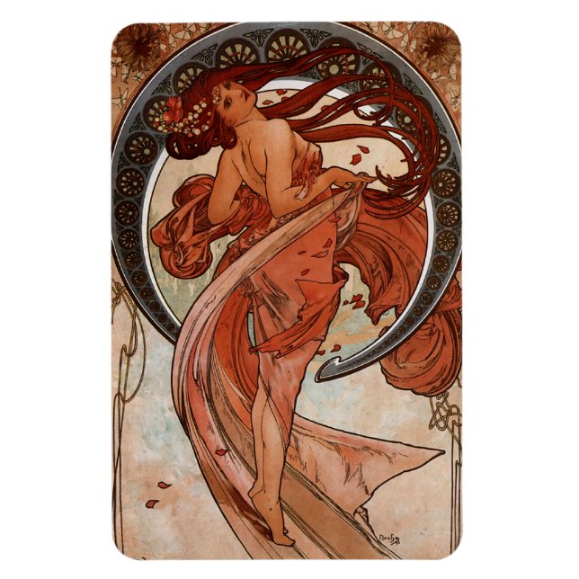 Jugendstil Der Tanz Magnet (Vertikal)