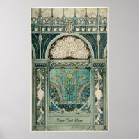 Jugendstil-Design von Émile Hutré c1896