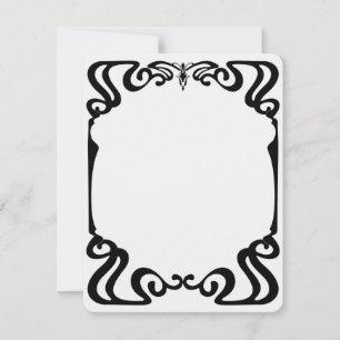 Jugendstil Einladung