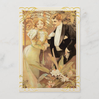 Jugendstil Einladung
