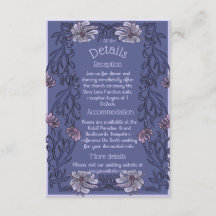 Jugendstil floral - Umschlagkarte