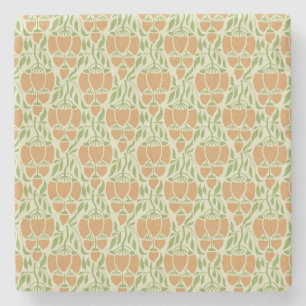 Jugendstil: Florale Eleganz Steinuntersetzer