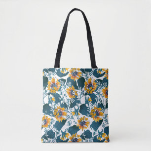 Jugendstil, florales Muster. Tasche