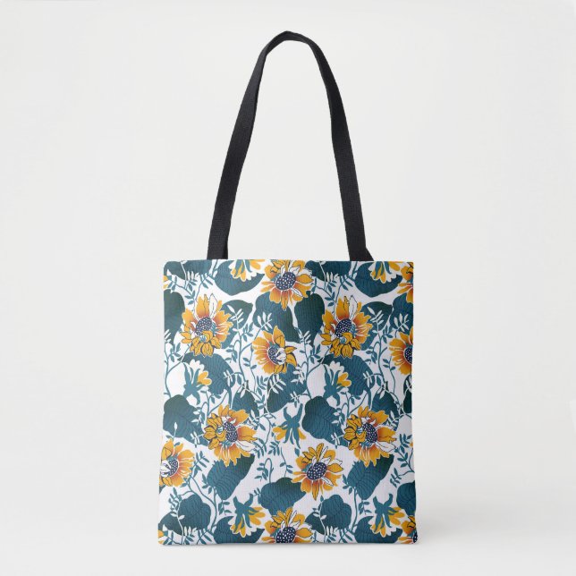 Jugendstil, florales Muster. Tasche (Vorderseite)