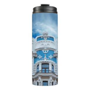 Jugendstil-Fragment (Jugenstil). Der Bogen Thermosbecher